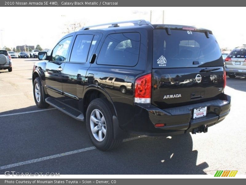 Galaxy Black Metallic / Charcoal 2010 Nissan Armada SE 4WD