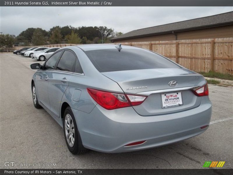 Iridescent Silver Blue Metallic / Gray 2011 Hyundai Sonata GLS