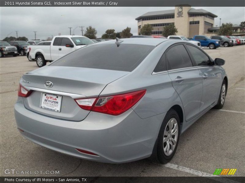 Iridescent Silver Blue Metallic / Gray 2011 Hyundai Sonata GLS