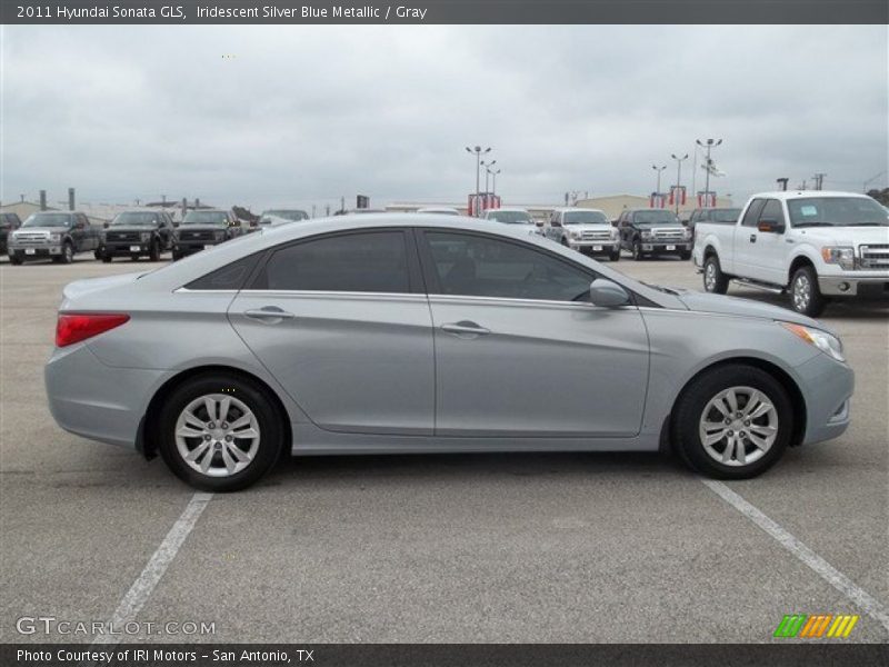 Iridescent Silver Blue Metallic / Gray 2011 Hyundai Sonata GLS