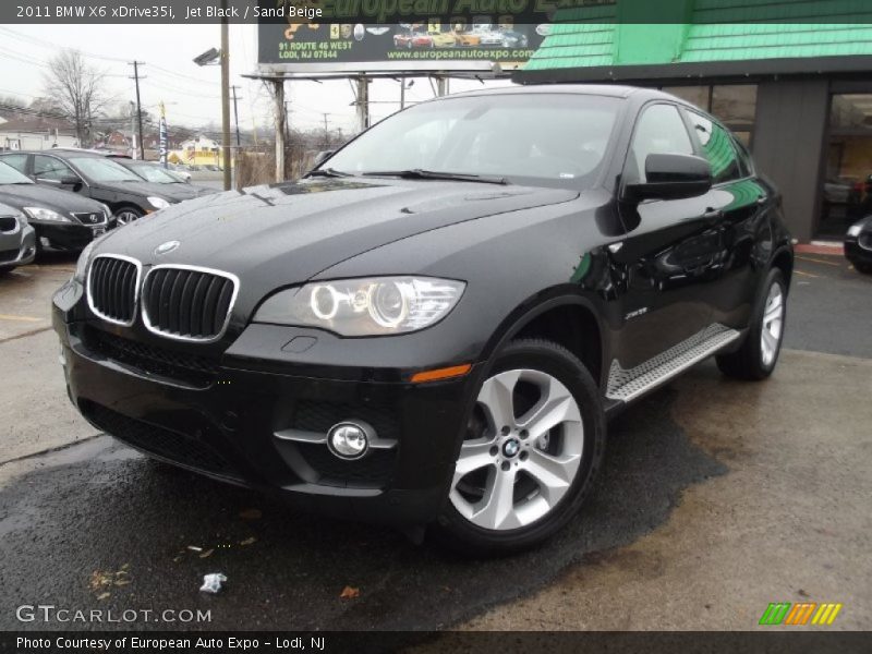 Jet Black / Sand Beige 2011 BMW X6 xDrive35i