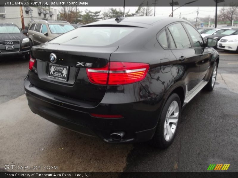 Jet Black / Sand Beige 2011 BMW X6 xDrive35i