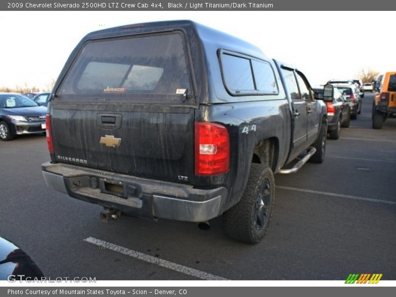 Black / Light Titanium/Dark Titanium 2009 Chevrolet Silverado 2500HD LTZ Crew Cab 4x4