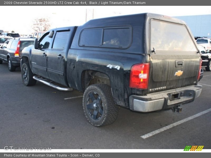 Black / Light Titanium/Dark Titanium 2009 Chevrolet Silverado 2500HD LTZ Crew Cab 4x4