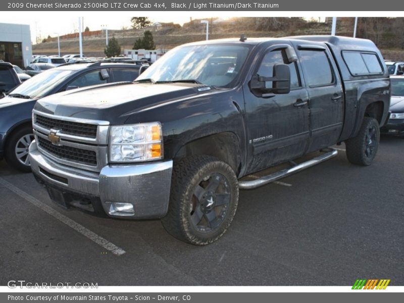 Black / Light Titanium/Dark Titanium 2009 Chevrolet Silverado 2500HD LTZ Crew Cab 4x4