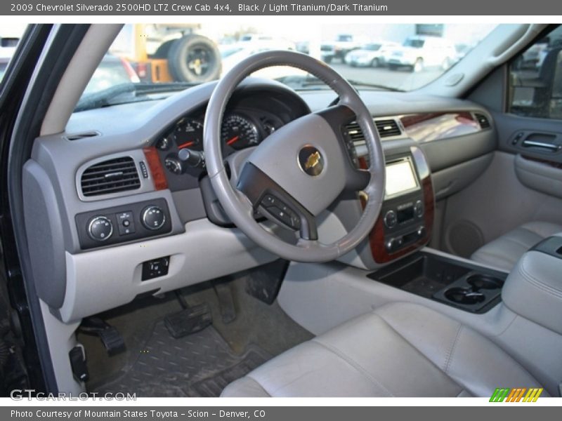 Black / Light Titanium/Dark Titanium 2009 Chevrolet Silverado 2500HD LTZ Crew Cab 4x4