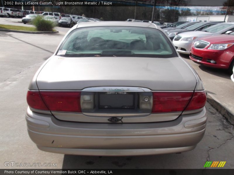 Light Bronzemist Metallic / Taupe 2002 Buick LeSabre Custom