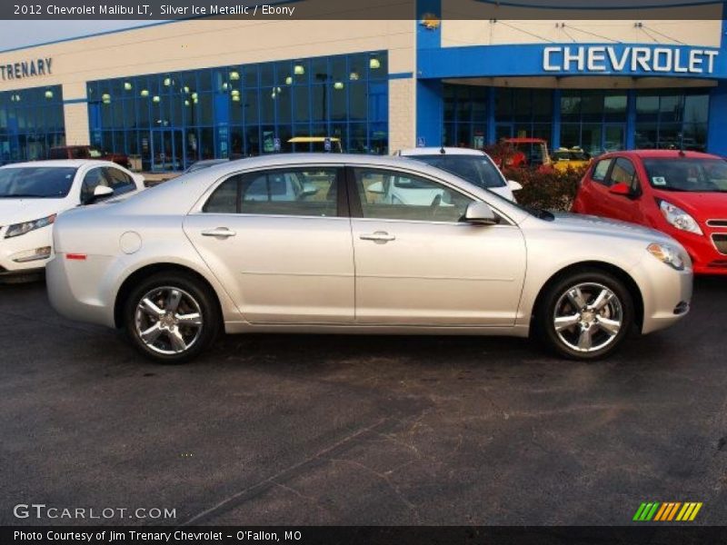 Silver Ice Metallic / Ebony 2012 Chevrolet Malibu LT