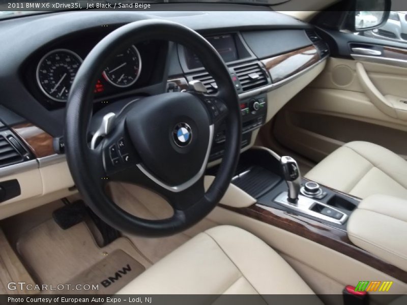 Jet Black / Sand Beige 2011 BMW X6 xDrive35i