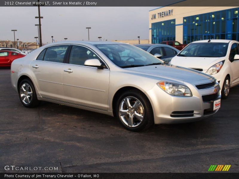 Silver Ice Metallic / Ebony 2012 Chevrolet Malibu LT