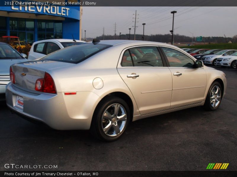 Silver Ice Metallic / Ebony 2012 Chevrolet Malibu LT