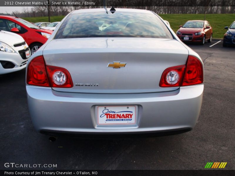 Silver Ice Metallic / Ebony 2012 Chevrolet Malibu LT