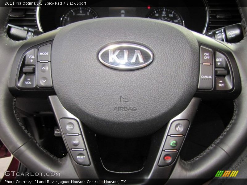 Controls of 2011 Optima SX