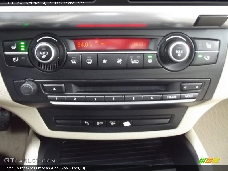 Jet Black / Sand Beige 2011 BMW X6 xDrive35i