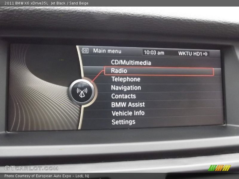 Jet Black / Sand Beige 2011 BMW X6 xDrive35i