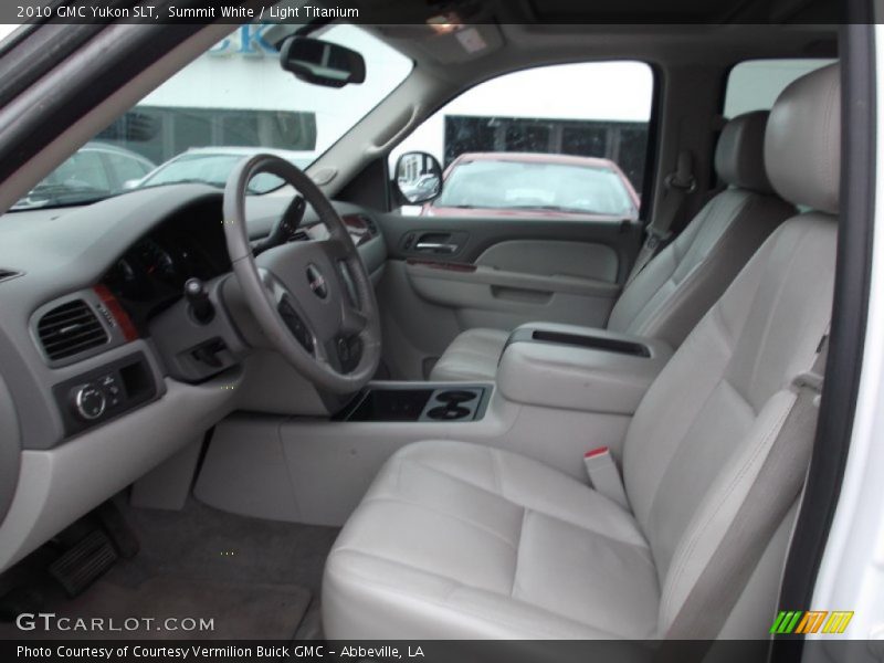Summit White / Light Titanium 2010 GMC Yukon SLT