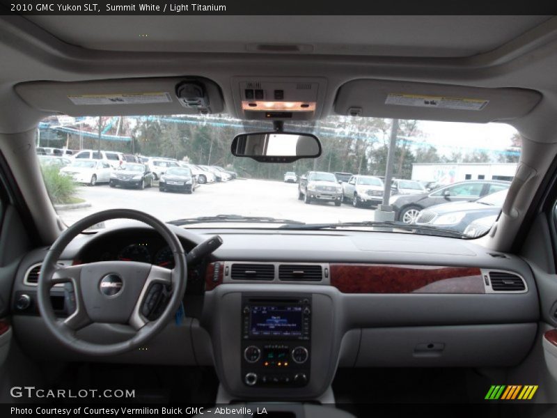 Summit White / Light Titanium 2010 GMC Yukon SLT