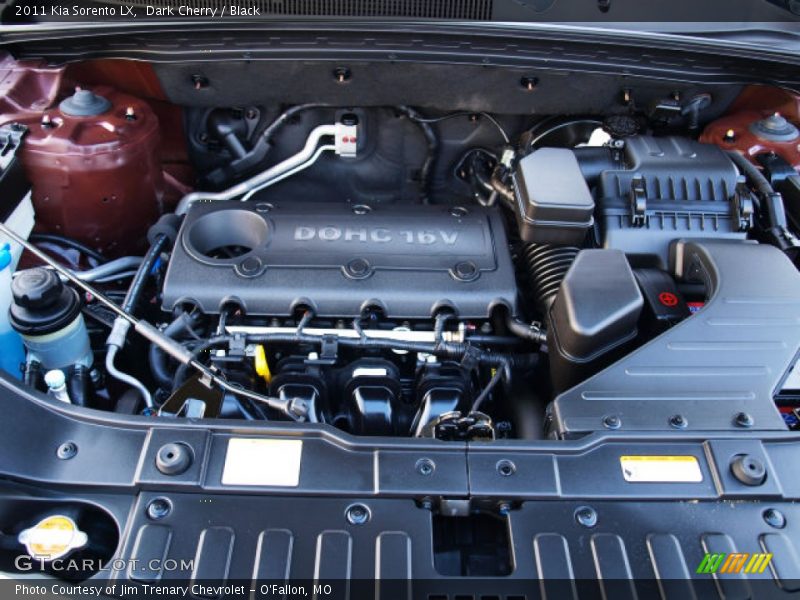 Dark Cherry / Black 2011 Kia Sorento LX