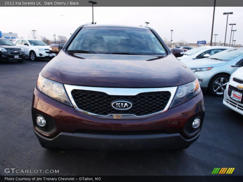 Dark Cherry / Black 2011 Kia Sorento LX