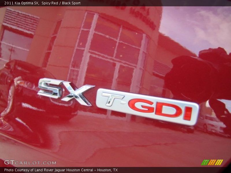 Spicy Red / Black Sport 2011 Kia Optima SX