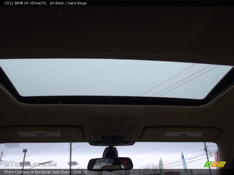 Jet Black / Sand Beige 2011 BMW X6 xDrive35i