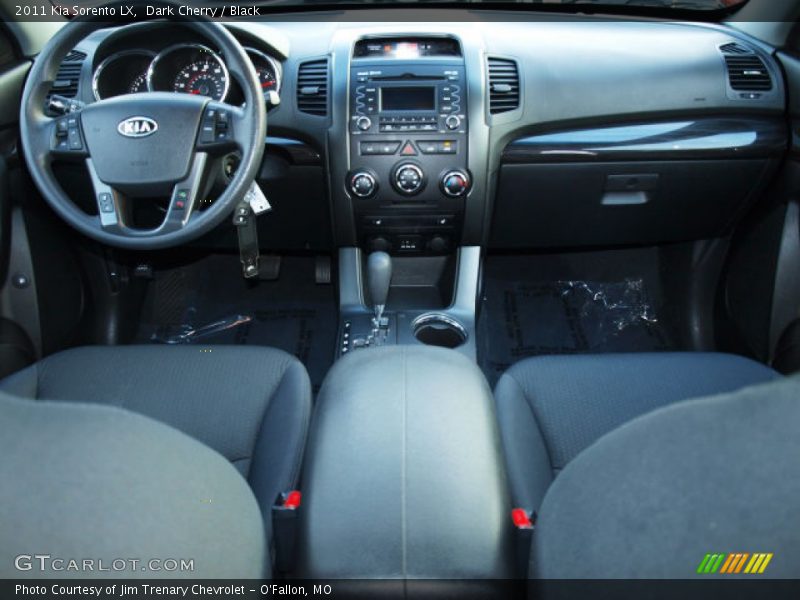 Dark Cherry / Black 2011 Kia Sorento LX