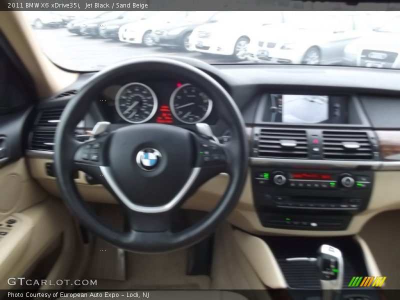 Jet Black / Sand Beige 2011 BMW X6 xDrive35i