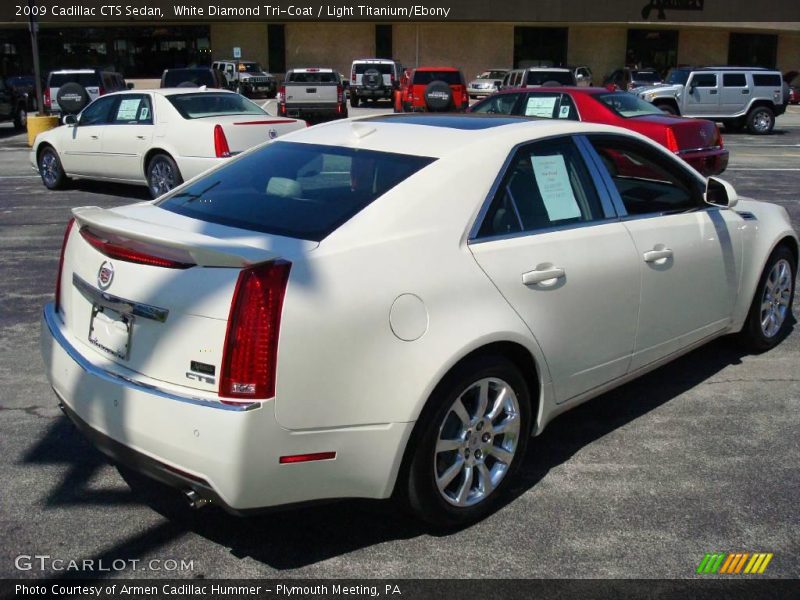 White Diamond Tri-Coat / Light Titanium/Ebony 2009 Cadillac CTS Sedan