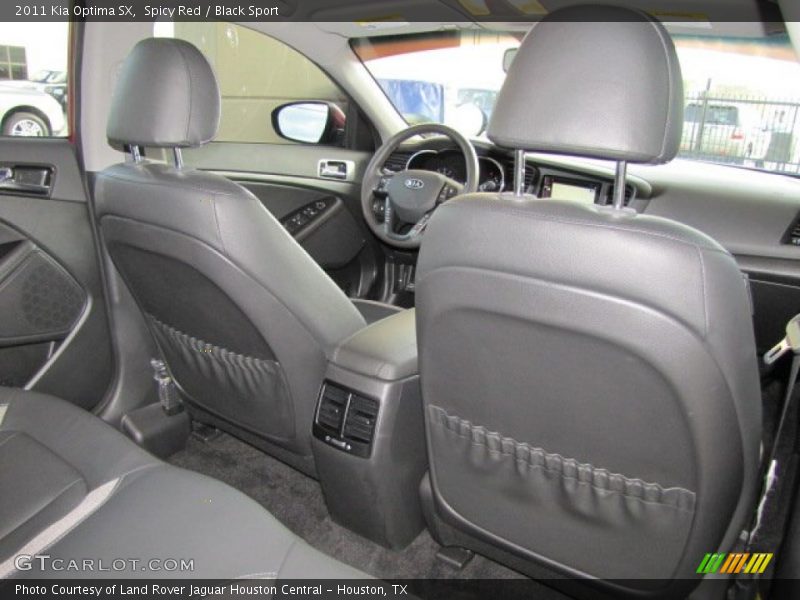 Spicy Red / Black Sport 2011 Kia Optima SX