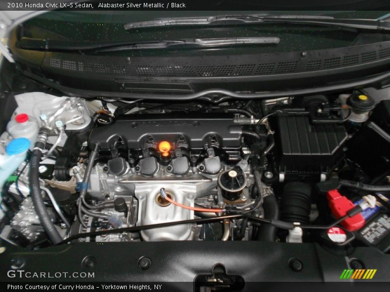 Alabaster Silver Metallic / Black 2010 Honda Civic LX-S Sedan