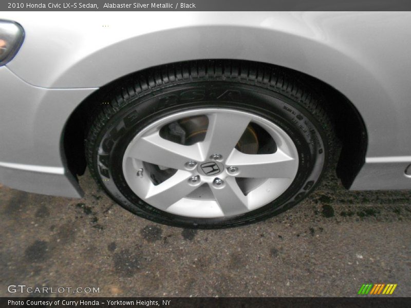 Alabaster Silver Metallic / Black 2010 Honda Civic LX-S Sedan