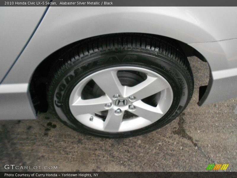 Alabaster Silver Metallic / Black 2010 Honda Civic LX-S Sedan