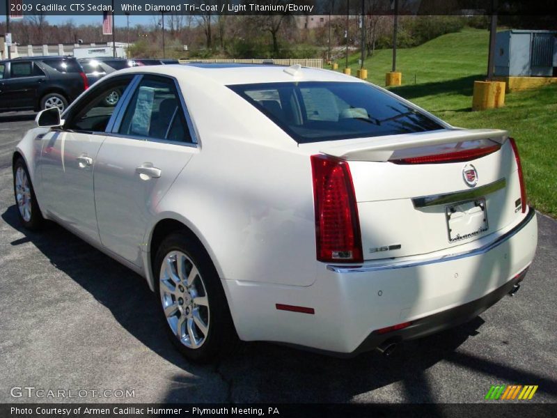 White Diamond Tri-Coat / Light Titanium/Ebony 2009 Cadillac CTS Sedan