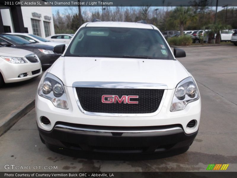 White Diamond Tintcoat / Light Titanium 2011 GMC Acadia SL