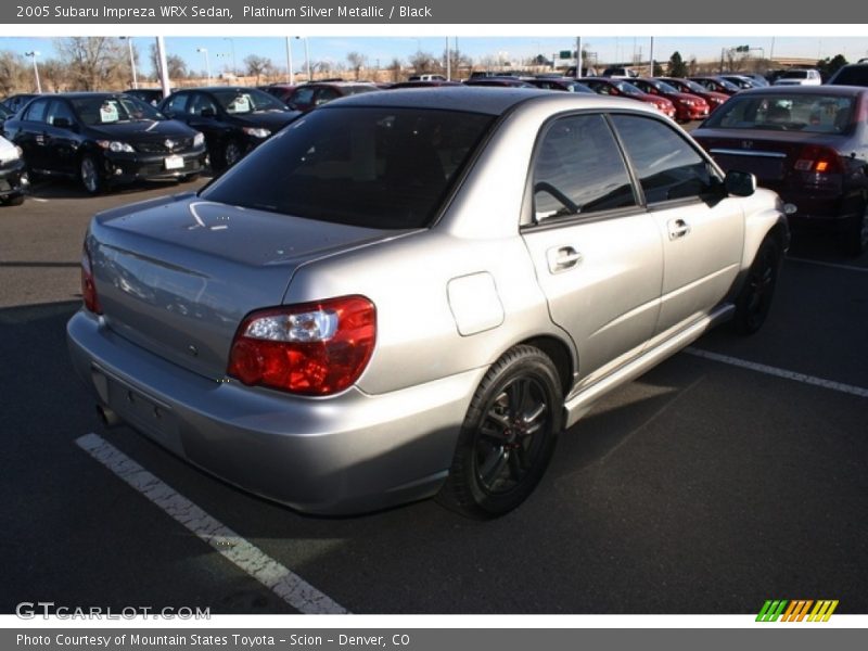 Platinum Silver Metallic / Black 2005 Subaru Impreza WRX Sedan