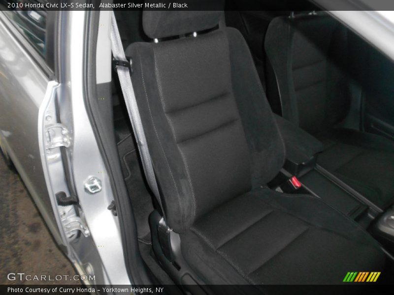 Alabaster Silver Metallic / Black 2010 Honda Civic LX-S Sedan