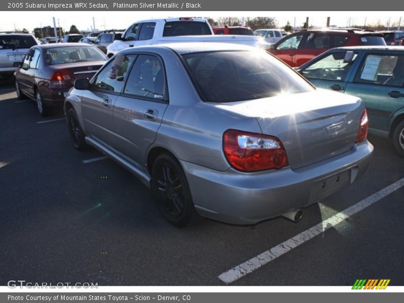 Platinum Silver Metallic / Black 2005 Subaru Impreza WRX Sedan