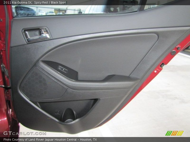 Spicy Red / Black Sport 2011 Kia Optima SX