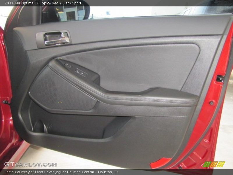 Spicy Red / Black Sport 2011 Kia Optima SX