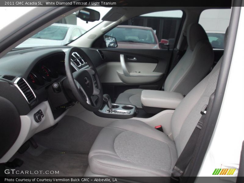 White Diamond Tintcoat / Light Titanium 2011 GMC Acadia SL