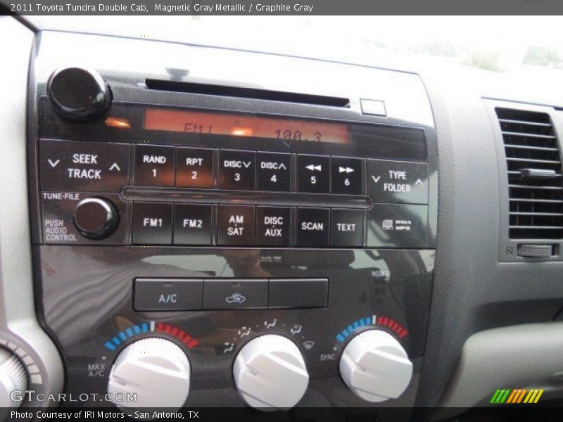 Magnetic Gray Metallic / Graphite Gray 2011 Toyota Tundra Double Cab