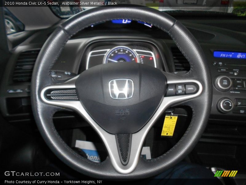 Alabaster Silver Metallic / Black 2010 Honda Civic LX-S Sedan