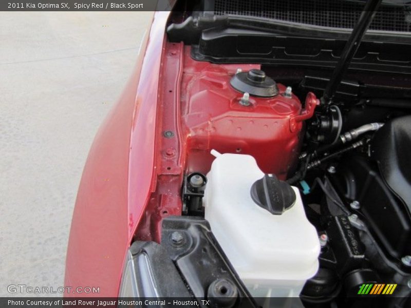 Spicy Red / Black Sport 2011 Kia Optima SX