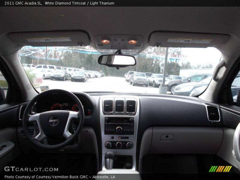White Diamond Tintcoat / Light Titanium 2011 GMC Acadia SL
