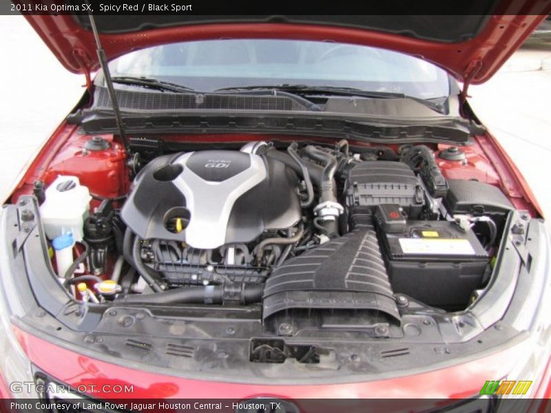  2011 Optima SX Engine - 2.0 Liter GDi Turbocharged DOHC 16-Valve VVT 4 Cylinder
