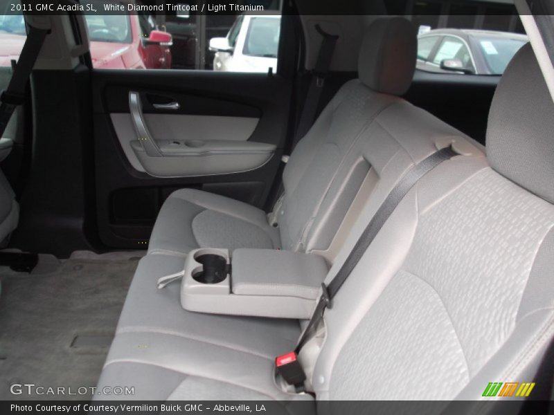 White Diamond Tintcoat / Light Titanium 2011 GMC Acadia SL