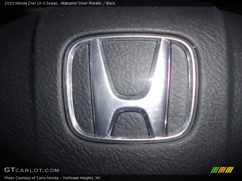 Alabaster Silver Metallic / Black 2010 Honda Civic LX-S Sedan
