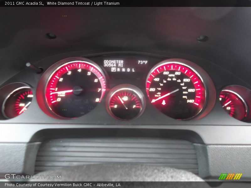 White Diamond Tintcoat / Light Titanium 2011 GMC Acadia SL