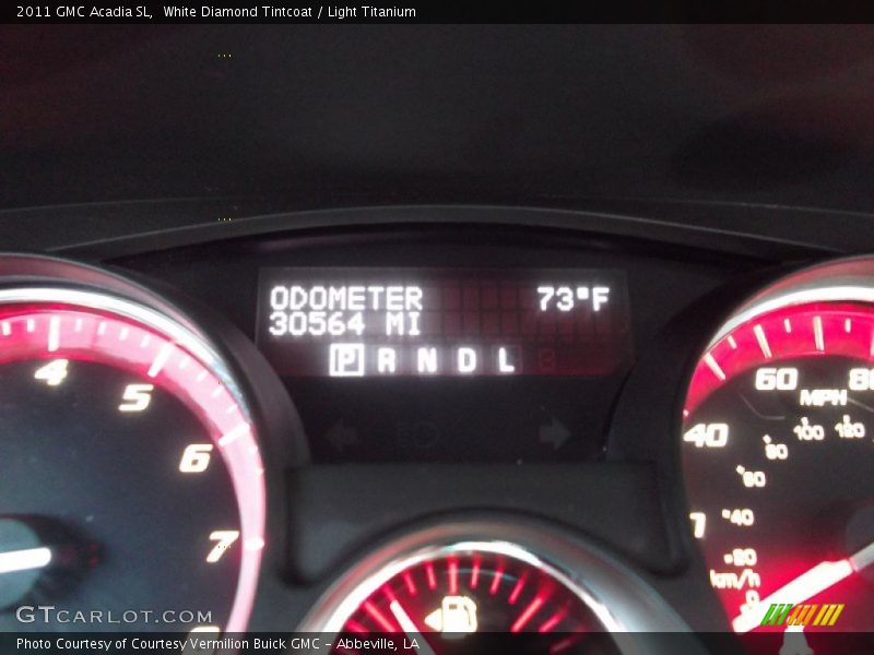 White Diamond Tintcoat / Light Titanium 2011 GMC Acadia SL