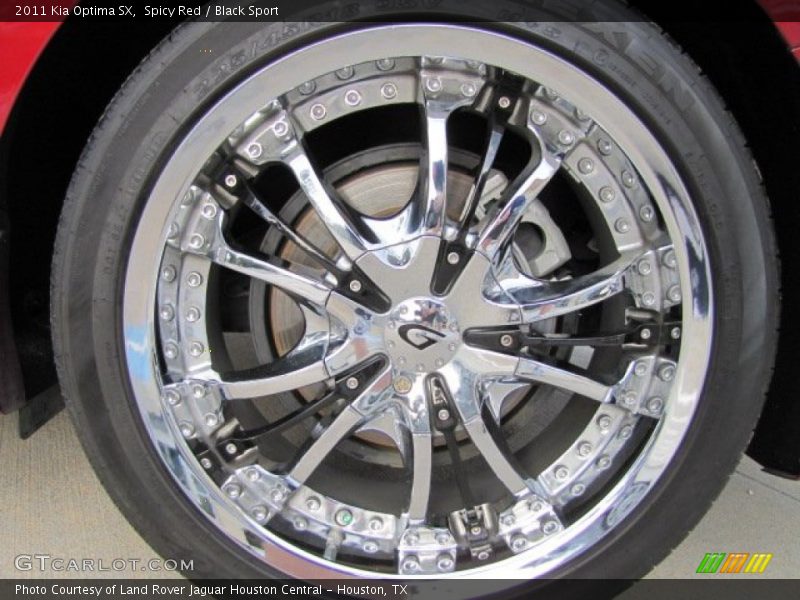 Spicy Red / Black Sport 2011 Kia Optima SX